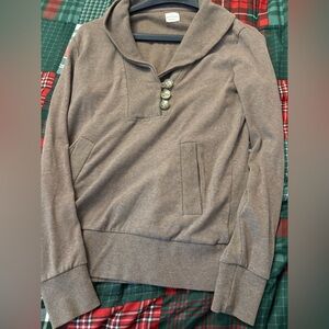 Banana Republic Taupe Buttoned Cardigan